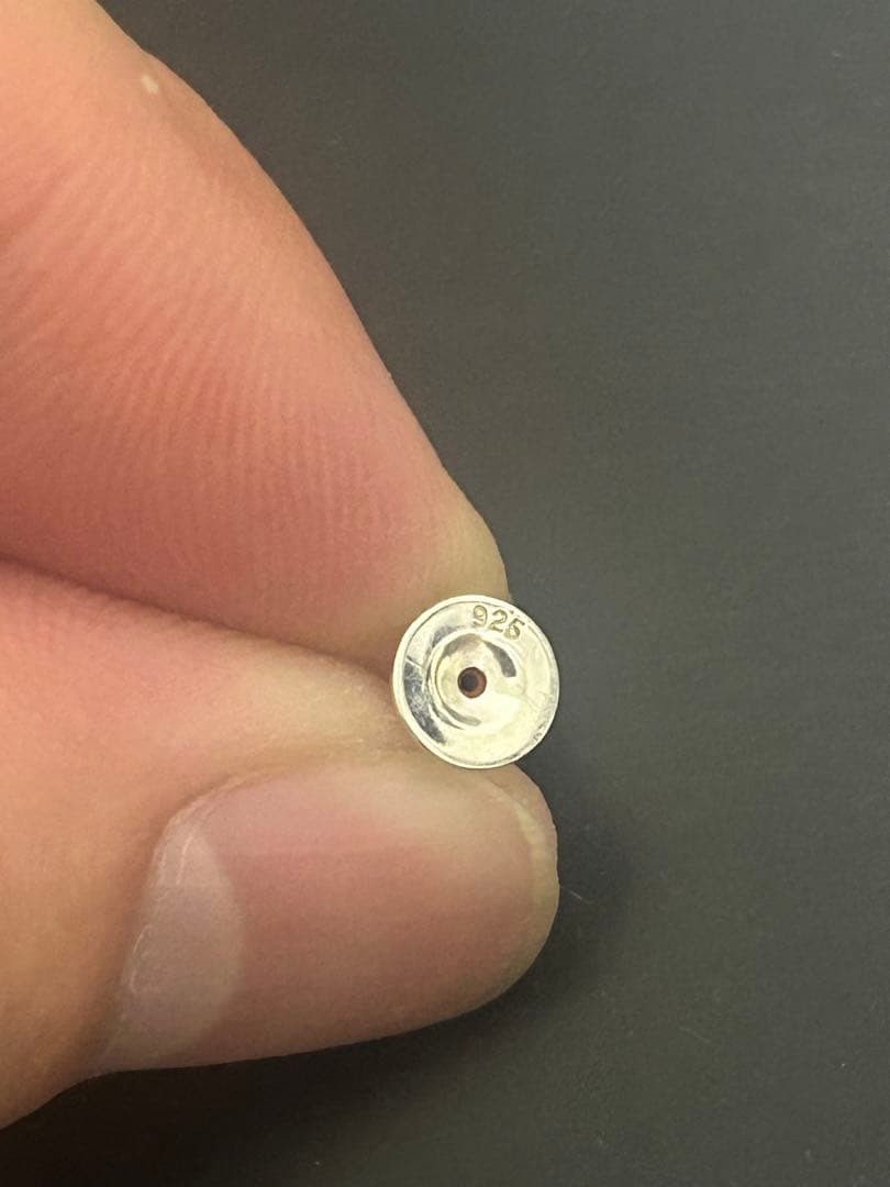 美品 クロムハーツ スクロールフープ ピアス インボイス原本