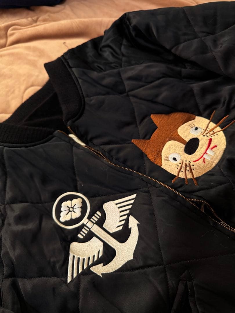 EVISU YAMANE 別珍 ２面用 地図 日本限定スカジャン vintage