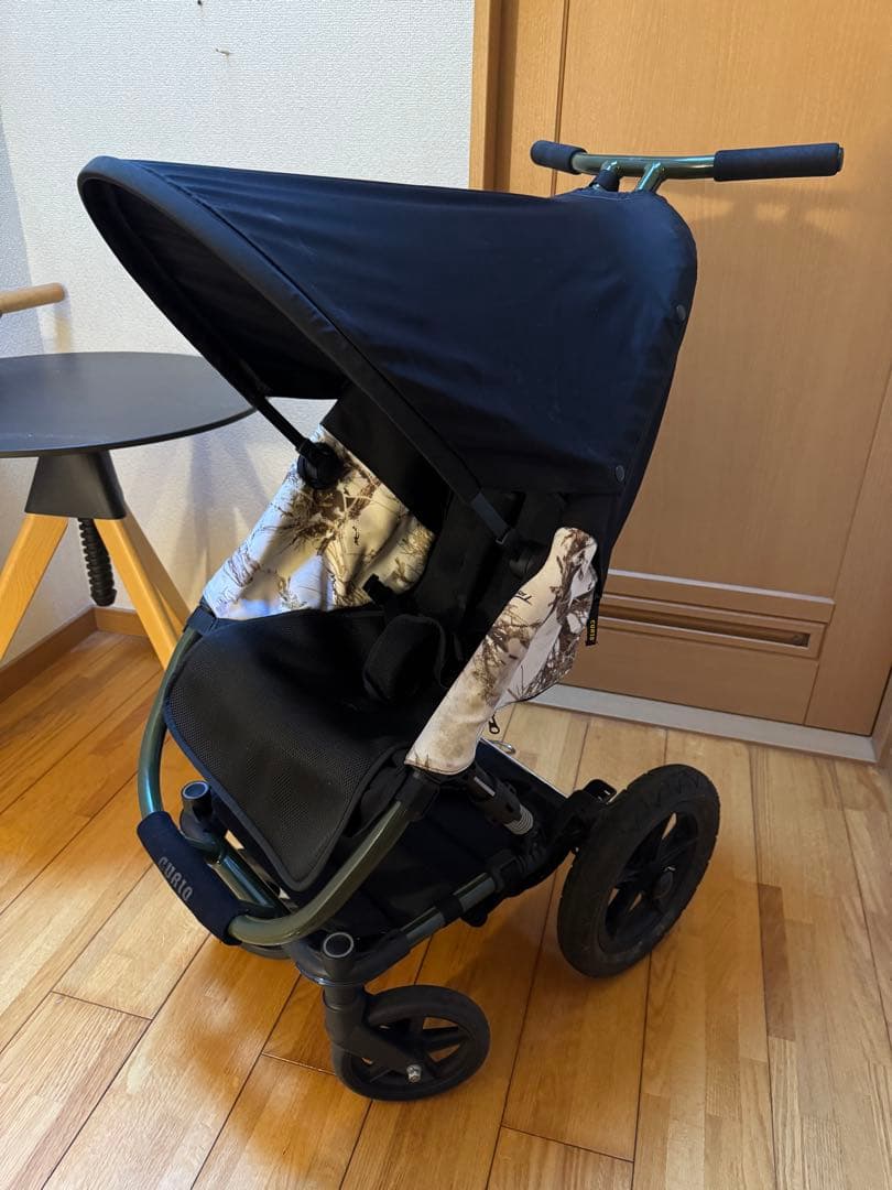CURIO ベビーカー ストローラー A オリーブフレームxカモフラージュシート