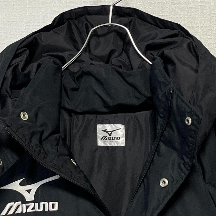 【良品】 MIZUNO ミズノ 刺繍ロゴ ダウン ベンチコート
