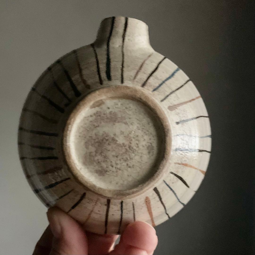 麦藁手 片口 酒器 容量約1合 古美術 古道具 アンティーク