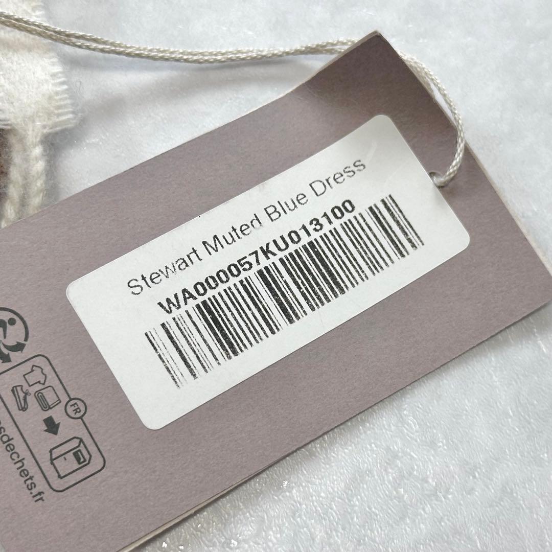 Johnstons of Elgin 中判カシミヤマフラー ブルードレス