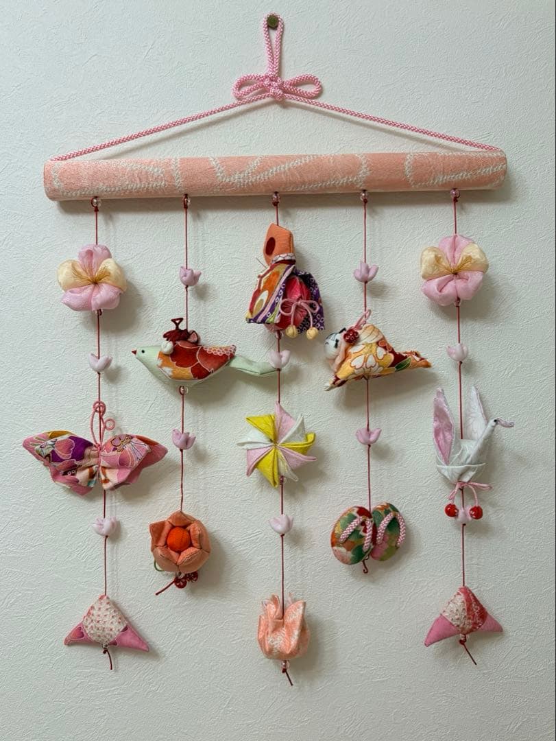 可愛いつるし雛　No.192 壁掛けタイプ・ひな祭り・桃の節句・おひなさま