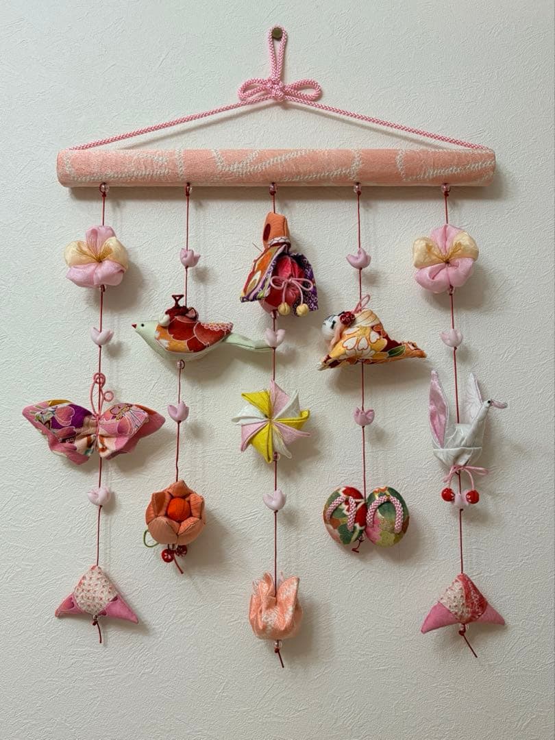 可愛いつるし雛　No.192 壁掛けタイプ・ひな祭り・桃の節句・おひなさま