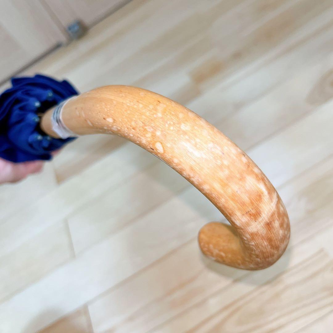 HERMES エルメス 傘 ネイビー