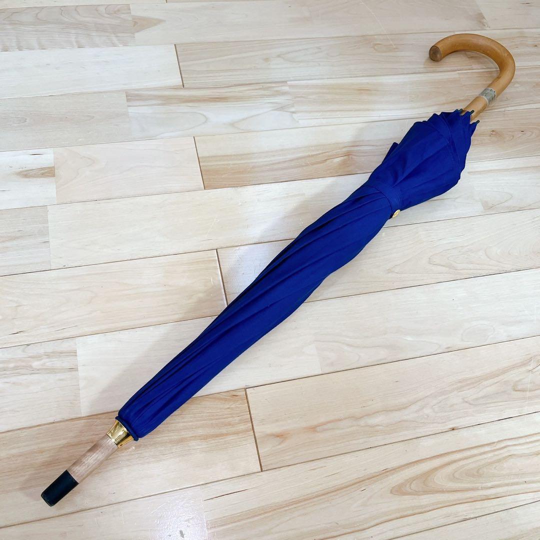 HERMES エルメス 傘 ネイビー