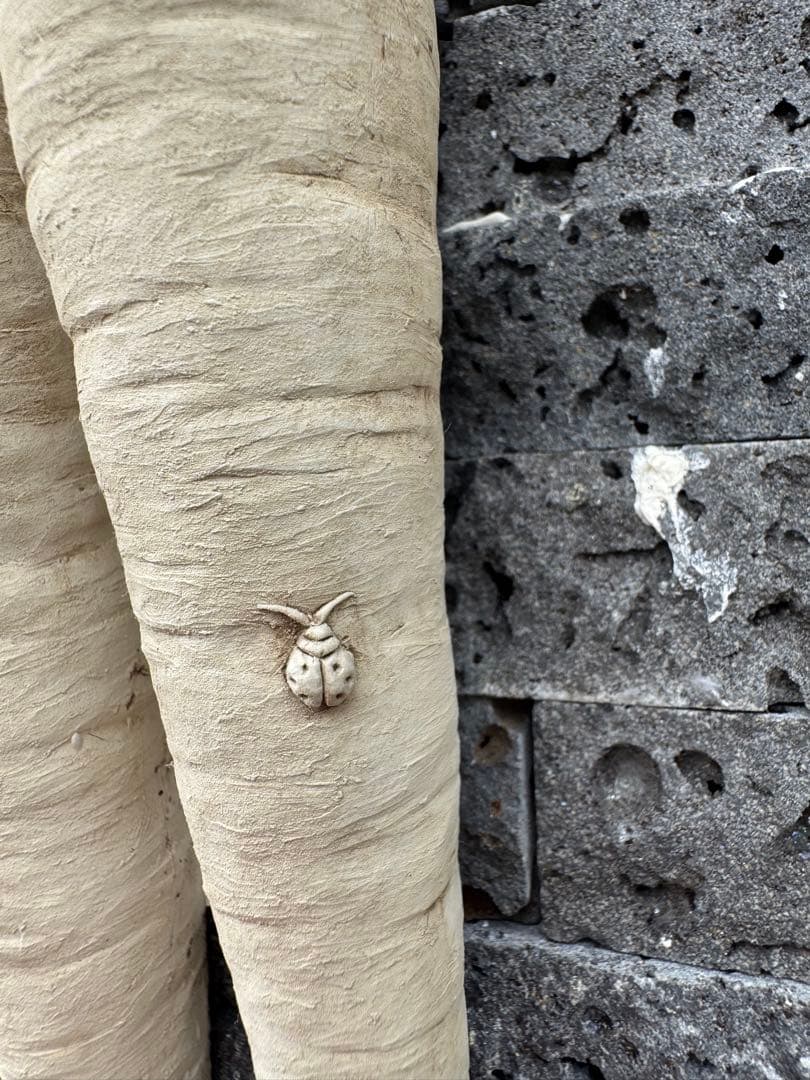 にんじん　ペア　ライムストーン　オブジェ　USA 壁掛け