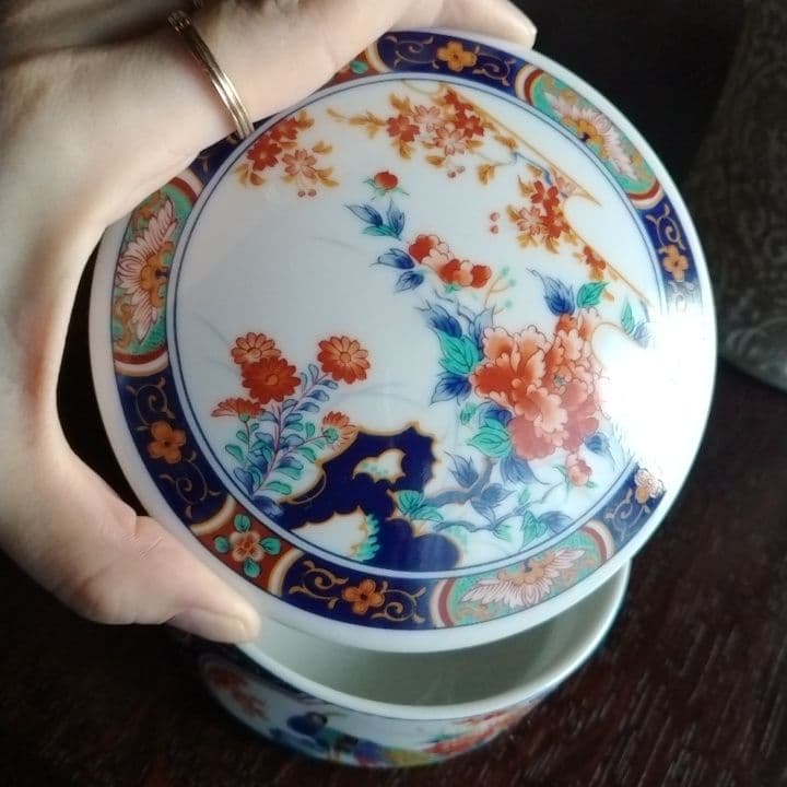 ★超豪華★美品★有田焼★蓋付き食器★縁起良絵柄★アクセサリー入れ★小物入れ★