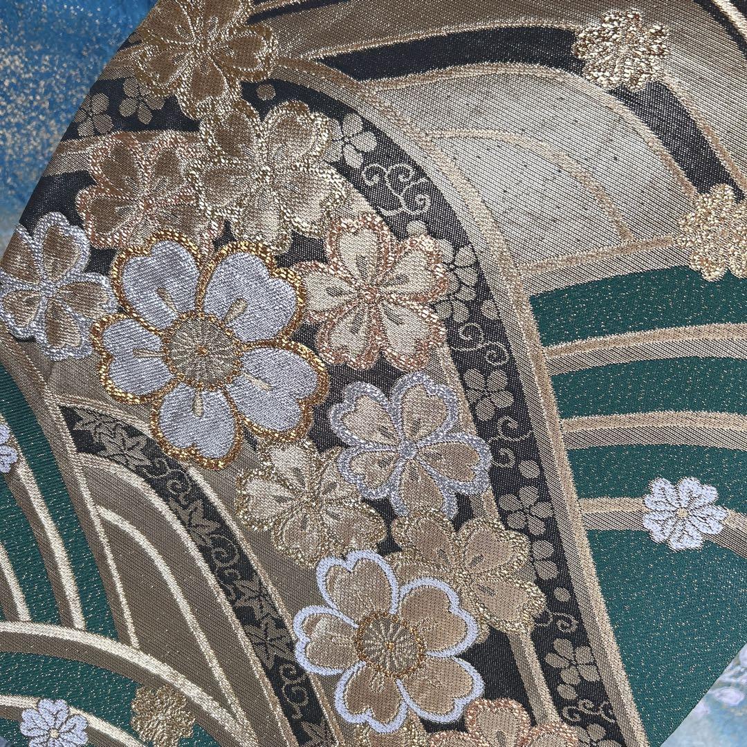 振袖のみ　辻ヶ花　本加工　華やか　水色　金彩加工　成人式　二十歳　p4