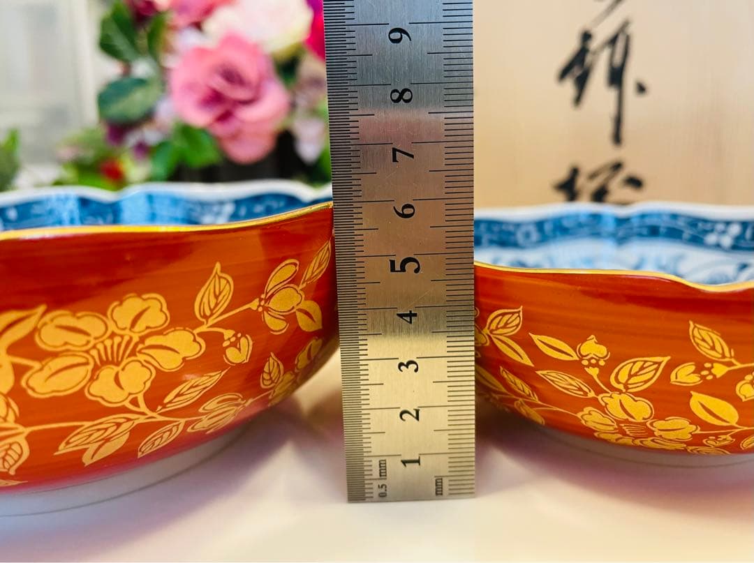 お値下げ！新品★未使用（大・中・小）藍染錦彩　三ツ揃鉢