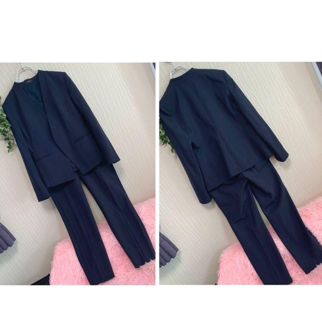 F13. Theory【現行タグ/ノーカラージャケット＆パンツ スーツ】L相当