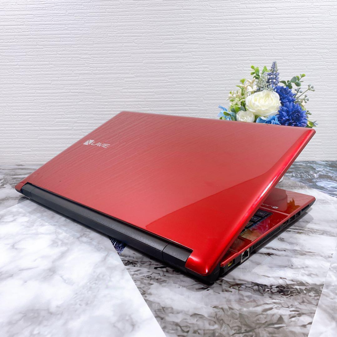 可愛い赤❤新品SSD512GB✨薄型ノートパソコン✨オフィス✨Windows11