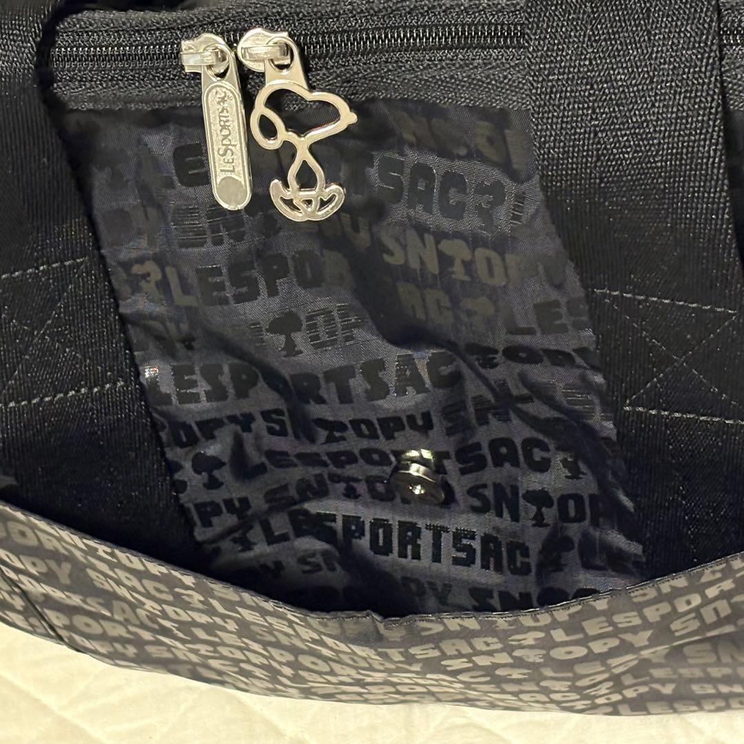 【美品】レスポートサック スヌーピータイポグラフィ ハーパーバッグ　キャリーオン
