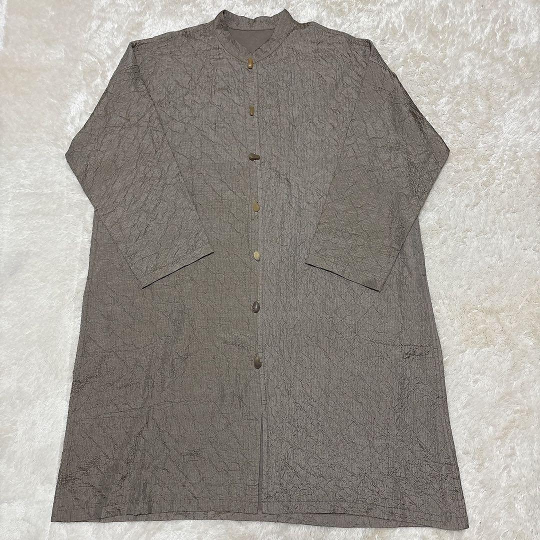 未使用級　ヨーガンレール　シルクコットンダブル　水牛ボタン　24aw 羽織コート