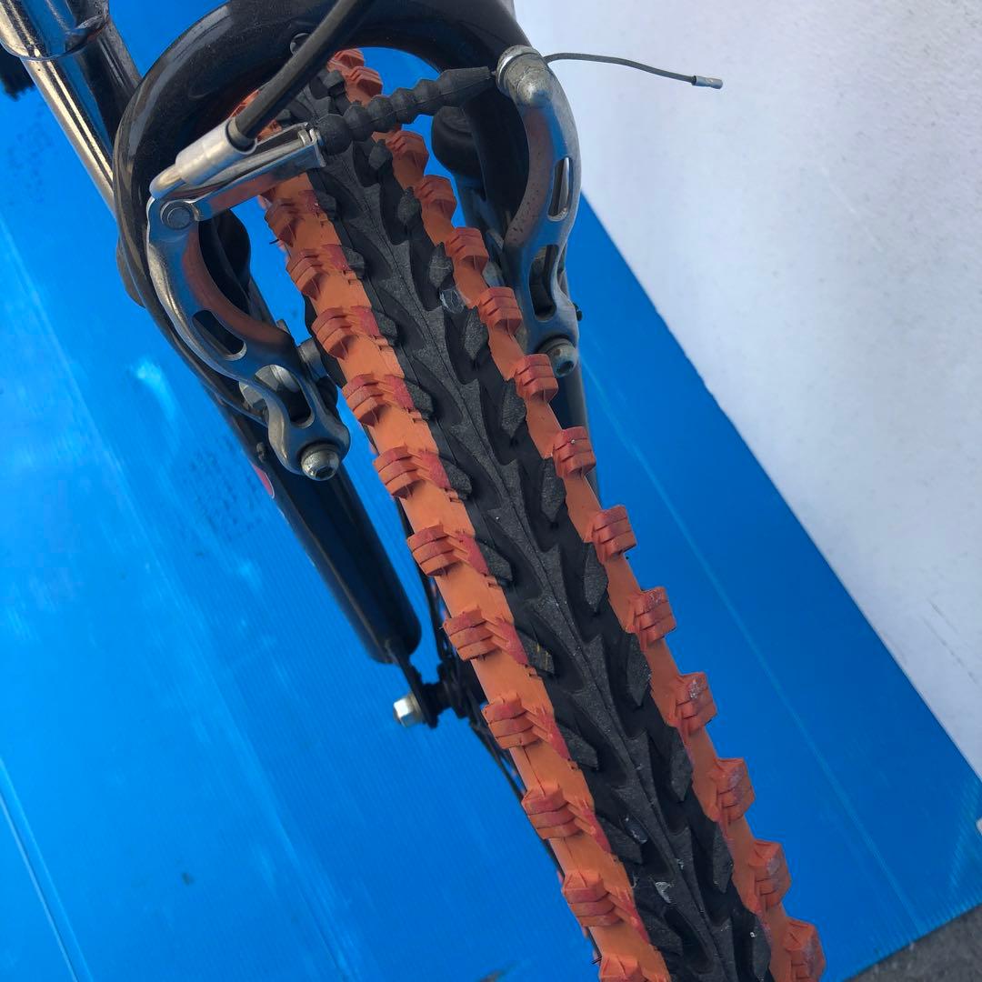 トニーノ・ランボルギーニ折畳自転車アルミWサスFD-MTB26（18speed）