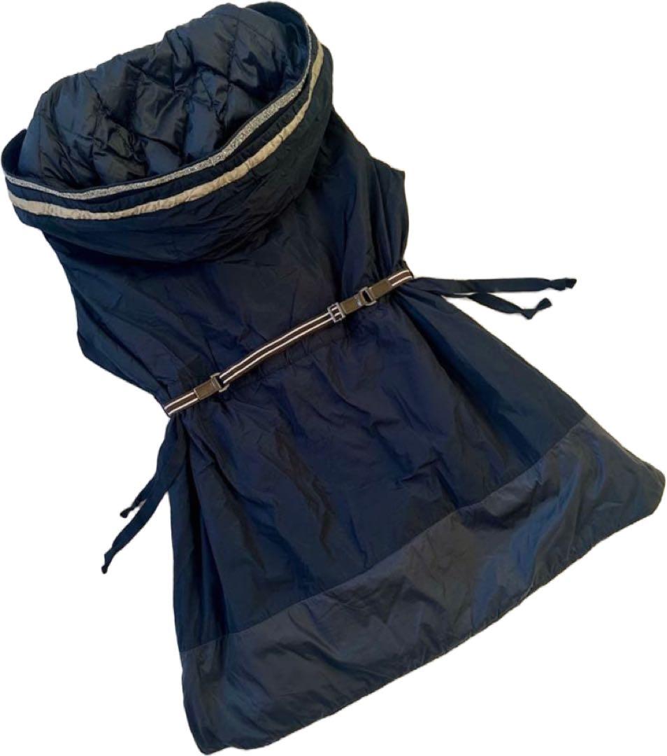 MaxMara別売ビジュートリム付 豪華 多機能 リバーシブルダウンベスト 38