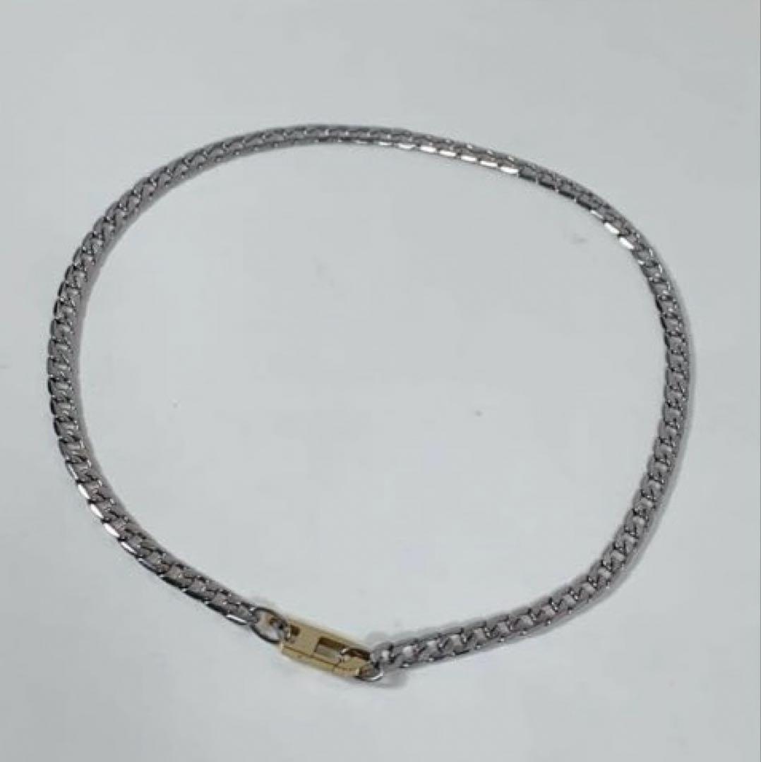 DEISEL ディーゼル　Dロゴネックレス　DX1343 スチール