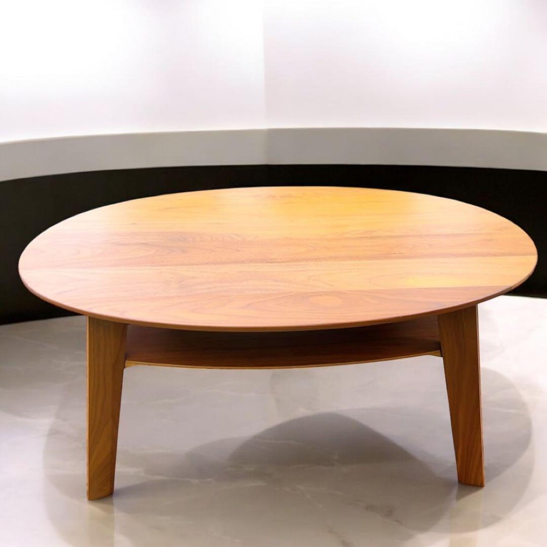 カリモク家具 ローテーブル リビングテーブル 楕円