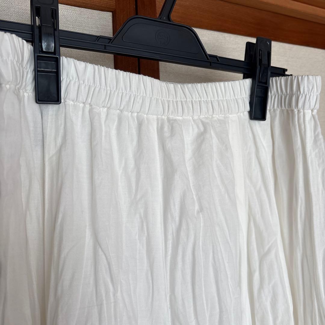 [mizuiro ind/ミズイロインド] ボリュームフレアロングスカート