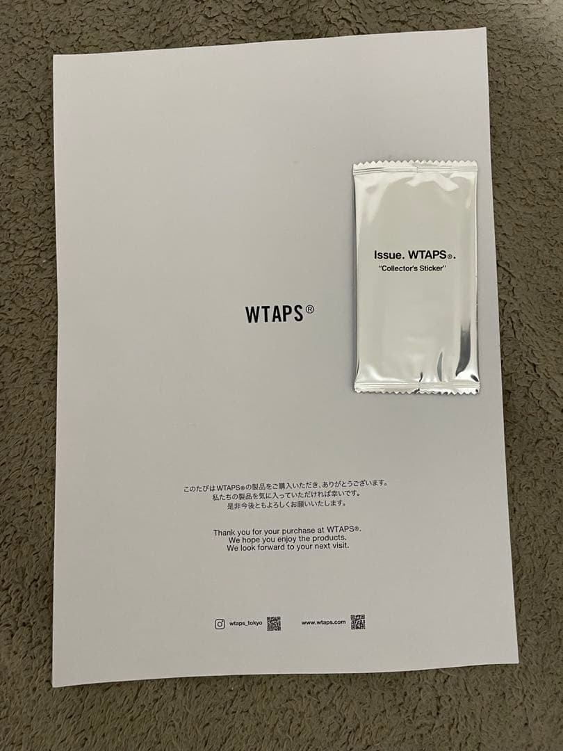 WTAPS トラウザーズ　2025 Autumn&Winter 完売品　未使用