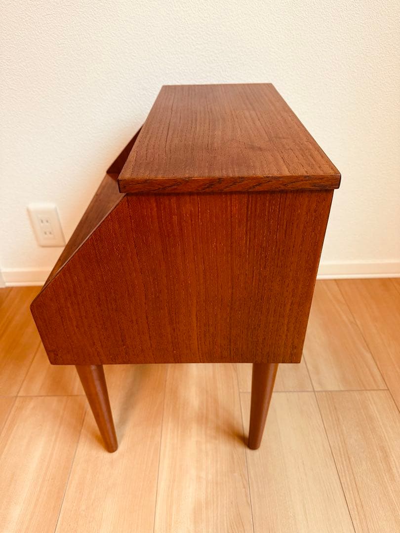 北欧 ヴィンテージ チーク サイドテーブル ウェグナー デンマーク