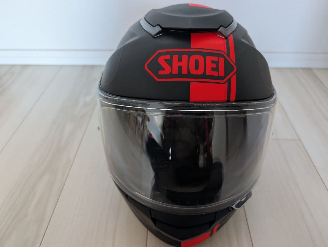 【ジャンク品扱い】SHOEI フルフェイスヘルメット ブラック/レッド