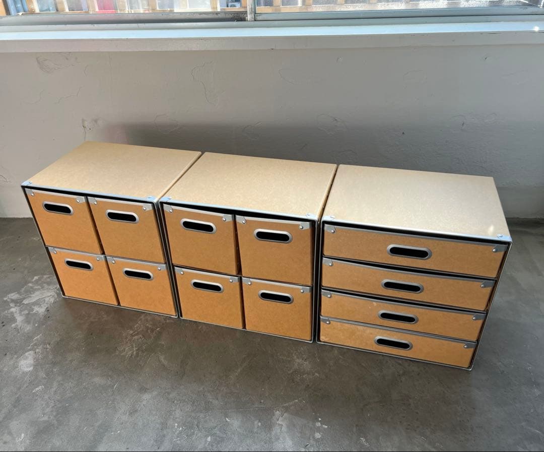 無印良品　硬質パルプボックス ３個