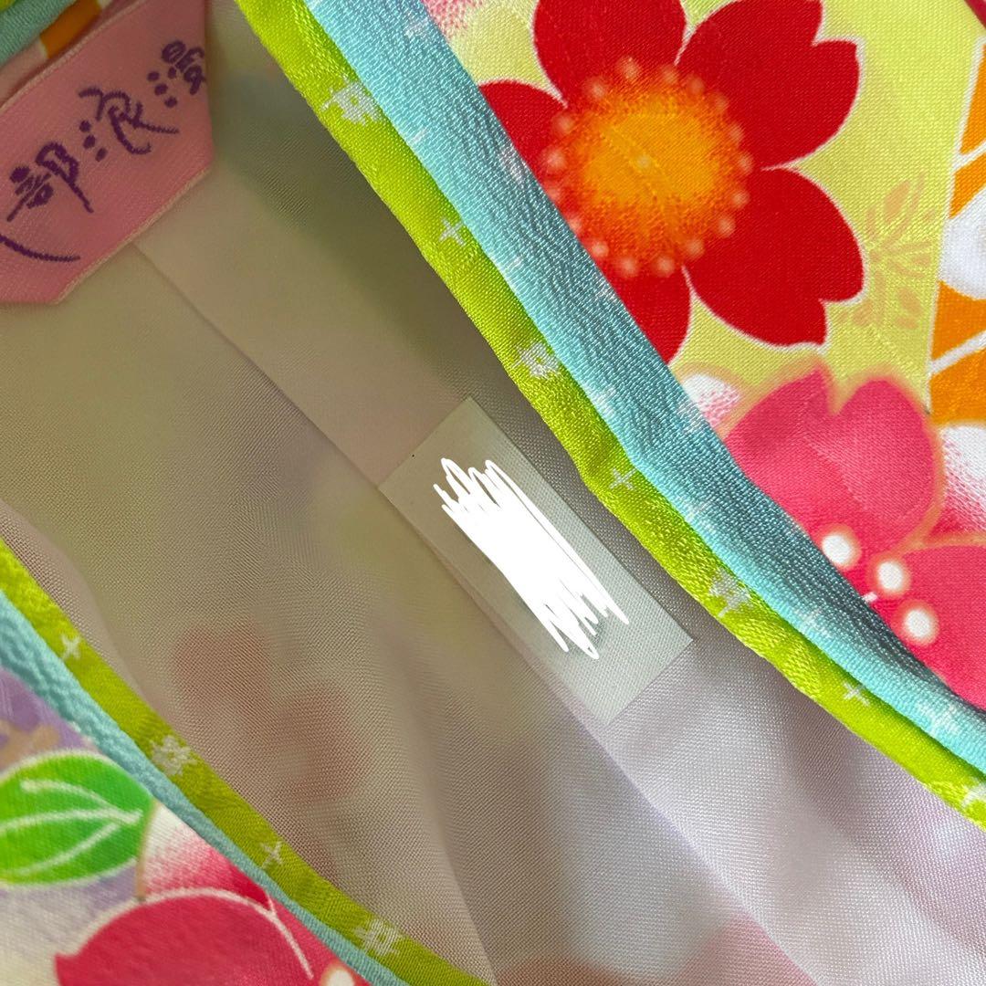 式部浪漫　着付け簡単腰紐いらず七五三3歳被布セット赤ピンク　日本製