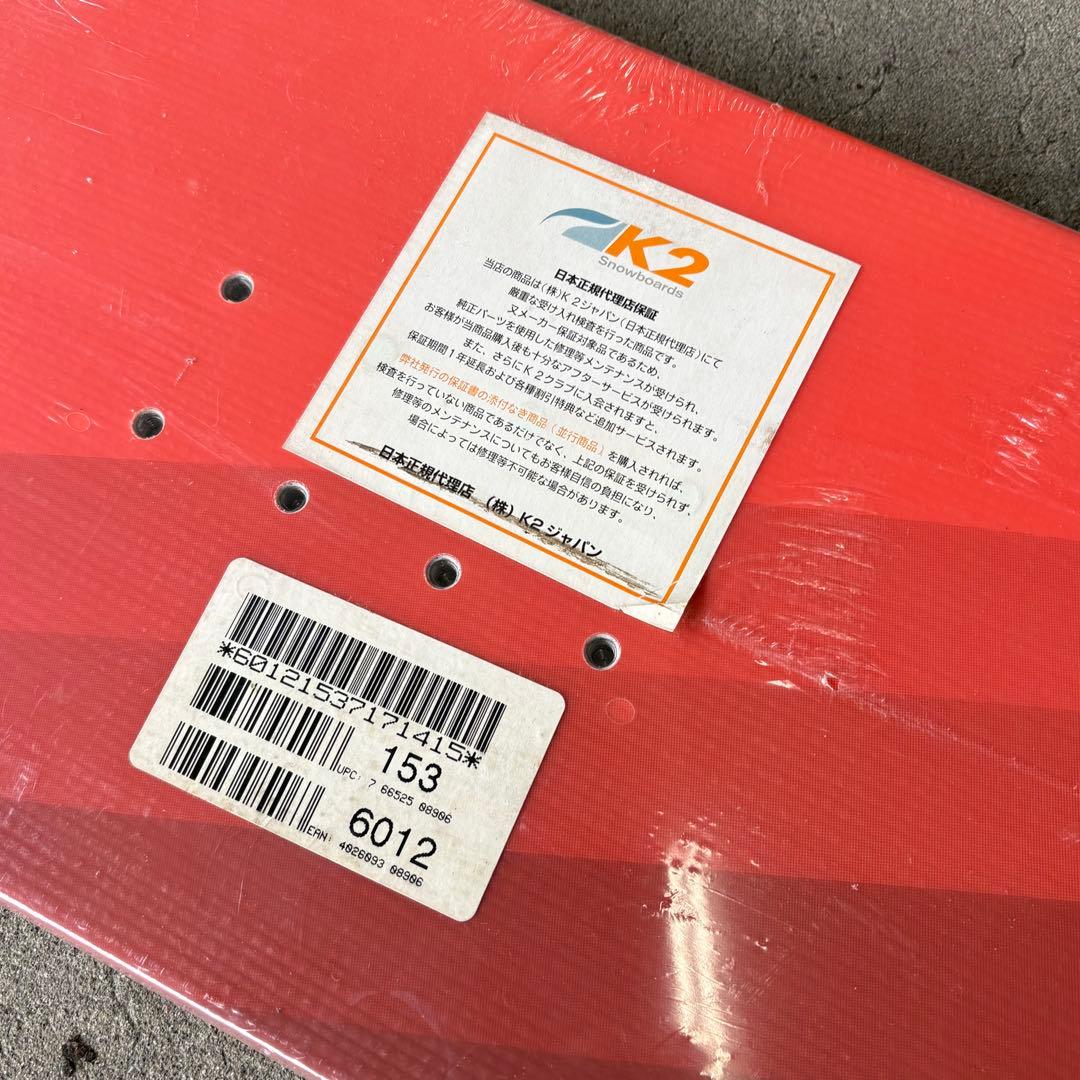 未使用 K2 COMET H2 153cm スノーボード 板 コメット ケーツー