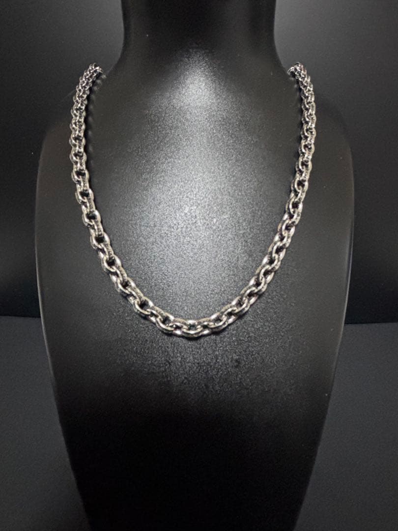 ネックレス ペーパーチェーン タイニー クロス シルバー アクセサリー