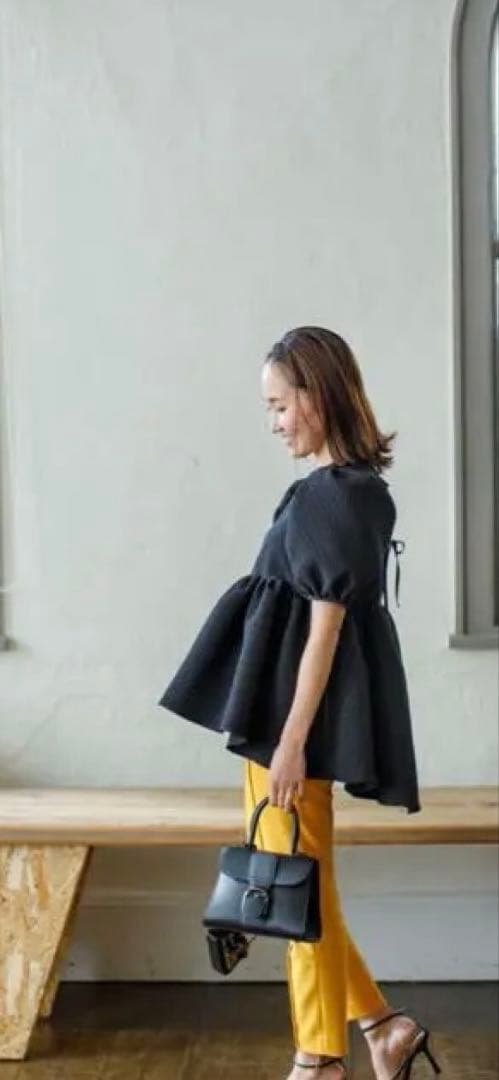 BLUELEA ブルレア　ジャガードブラウス　Jacquard blou