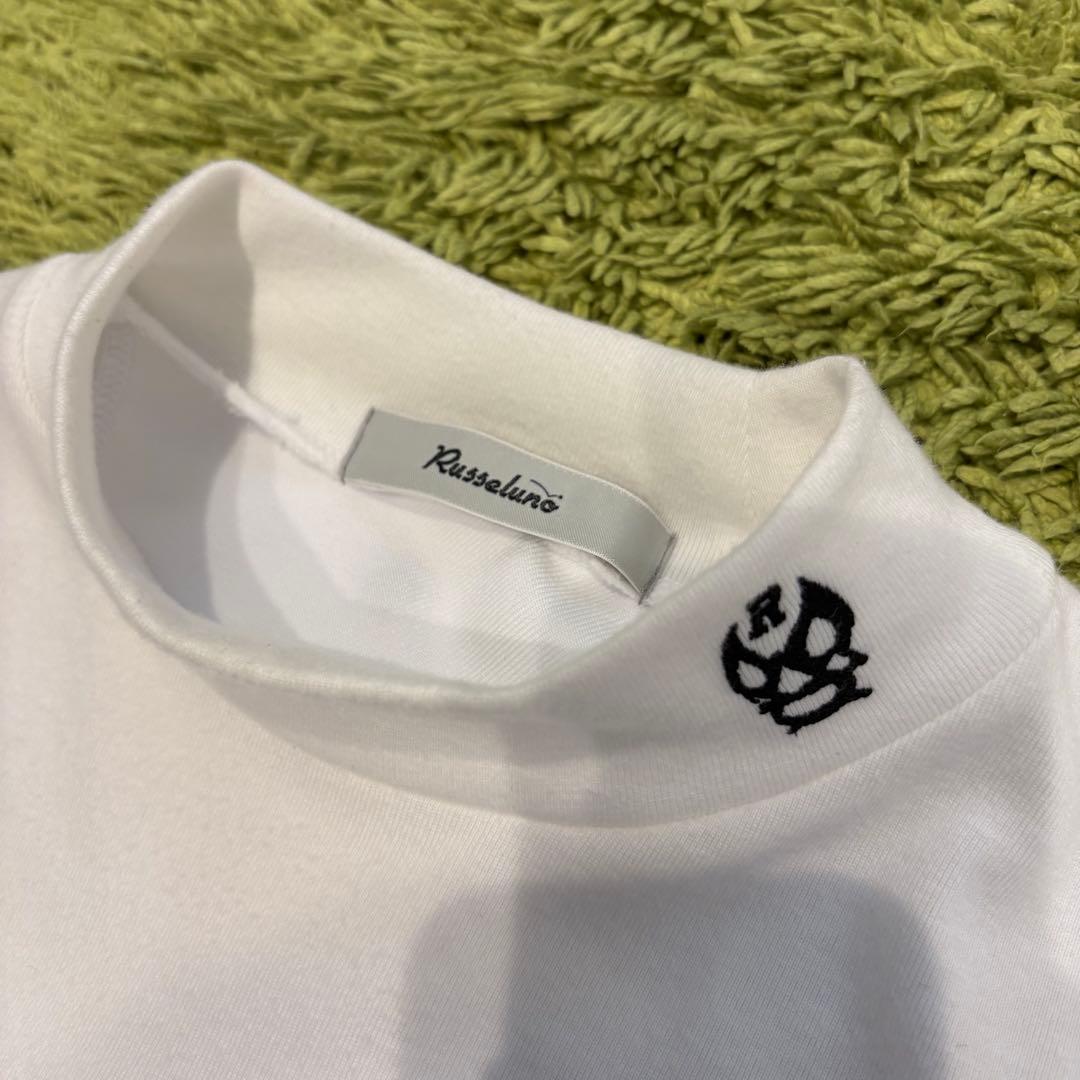 RUSSELUNO ラッセルノ 長袖モックネック ナイロン切替 長袖Tシャツ 5
