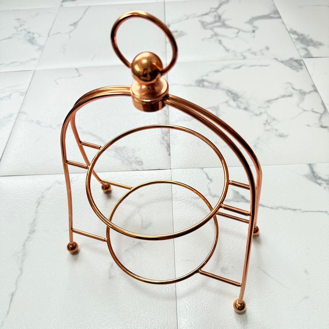 HEREND ヘレンド 2段 ケーキスタンド 35cm ローズゴールド