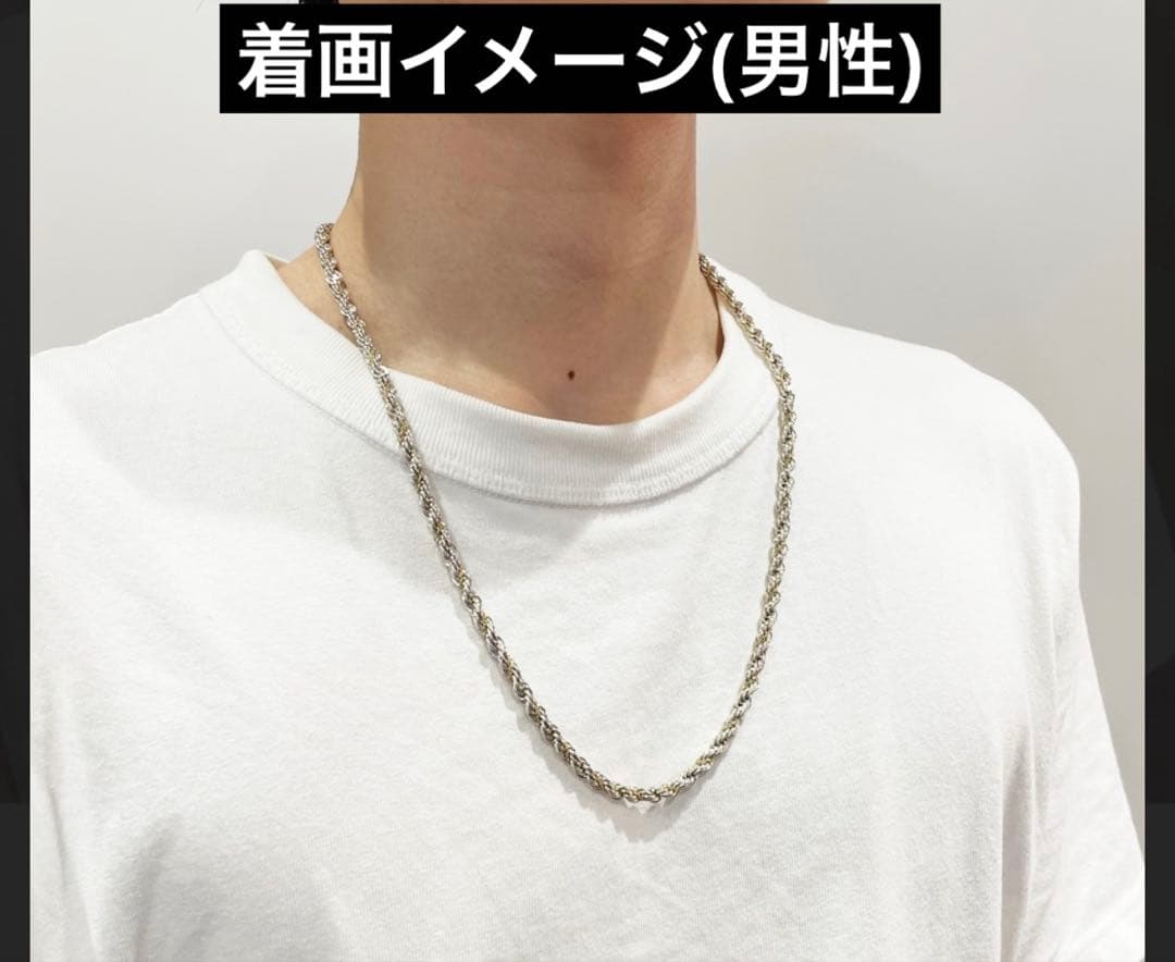 価格高騰中❗️ tiffany コンビ ツイストロープチェーン ビンテージ K18