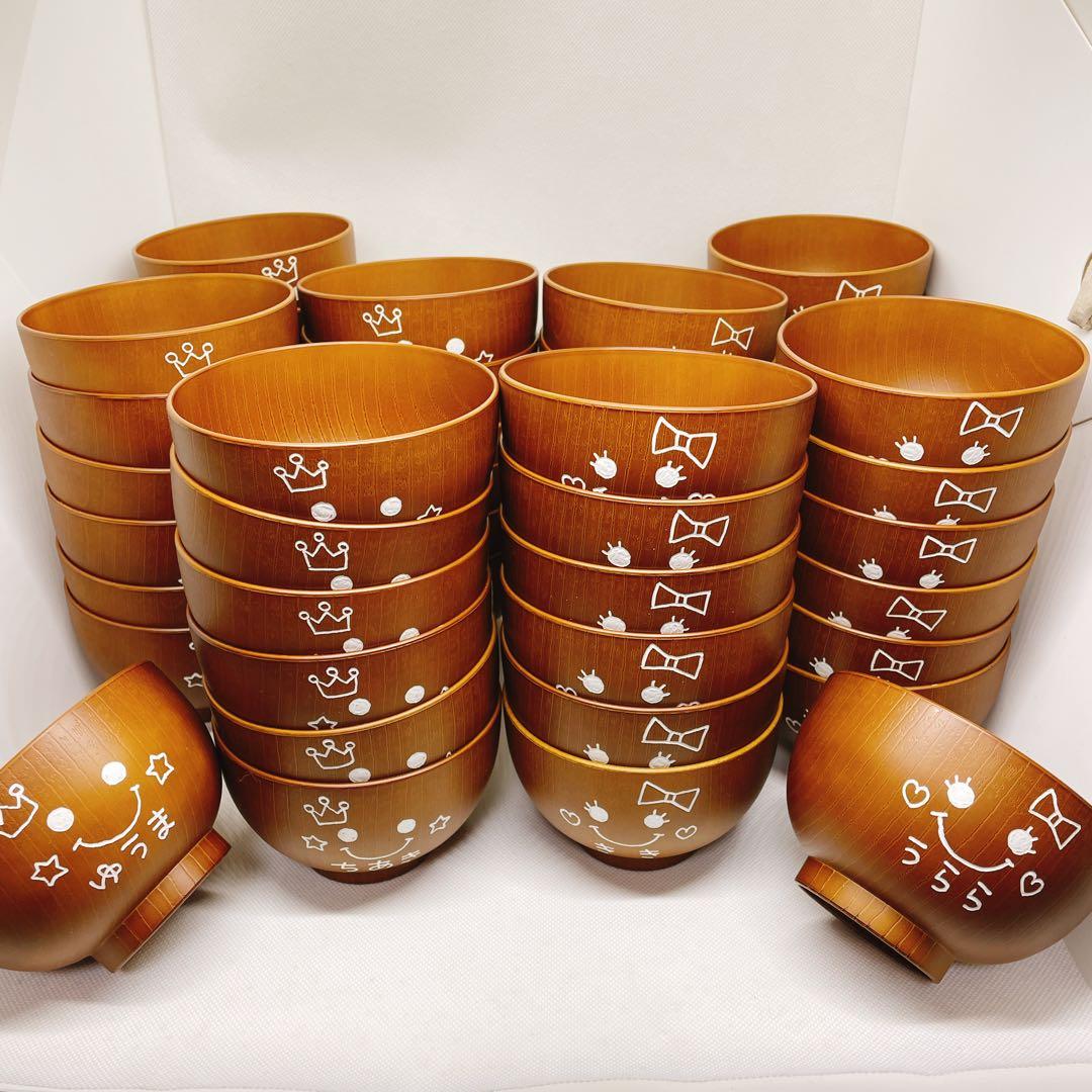 完成しました☆お椀50こ、お箸13膳☆購入❌