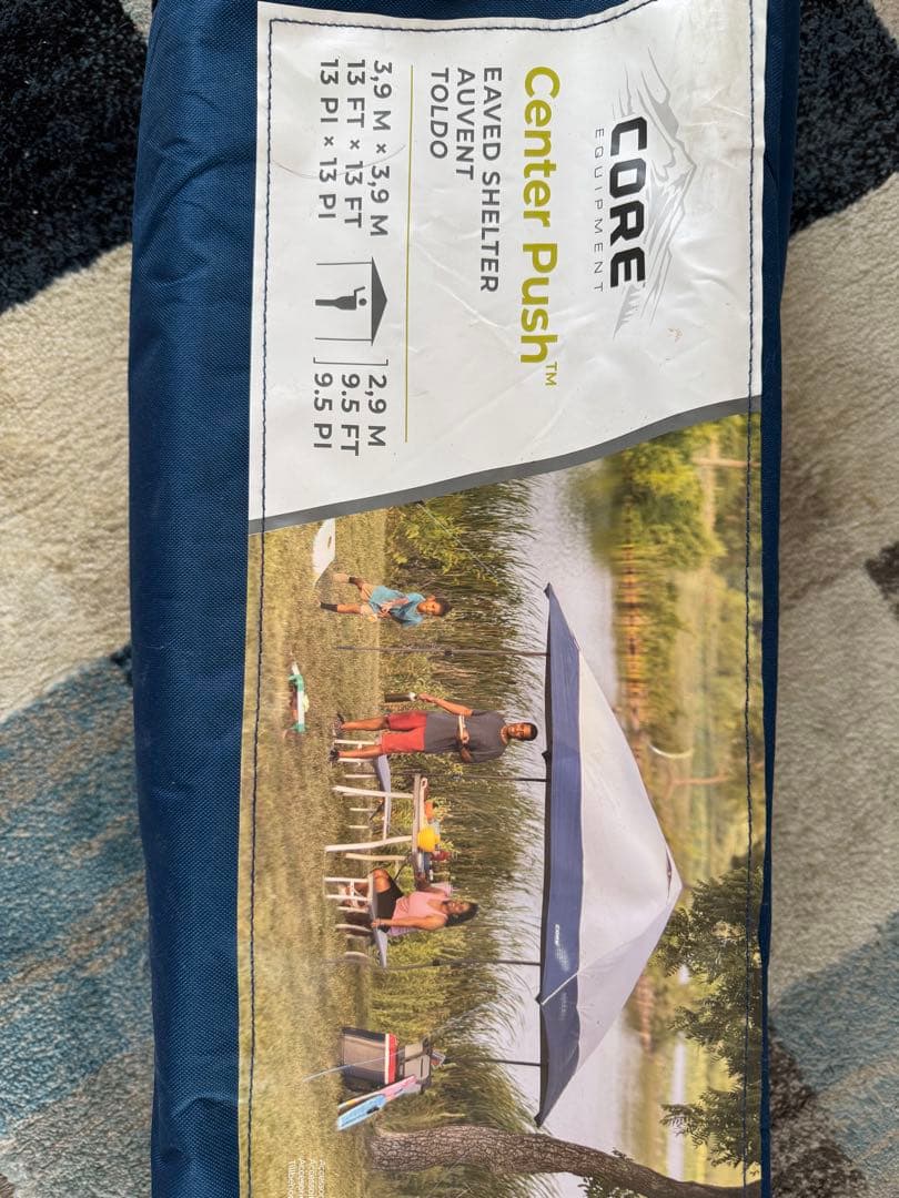 CORE Center Push アウトドアシェルター 13ft x 13ft