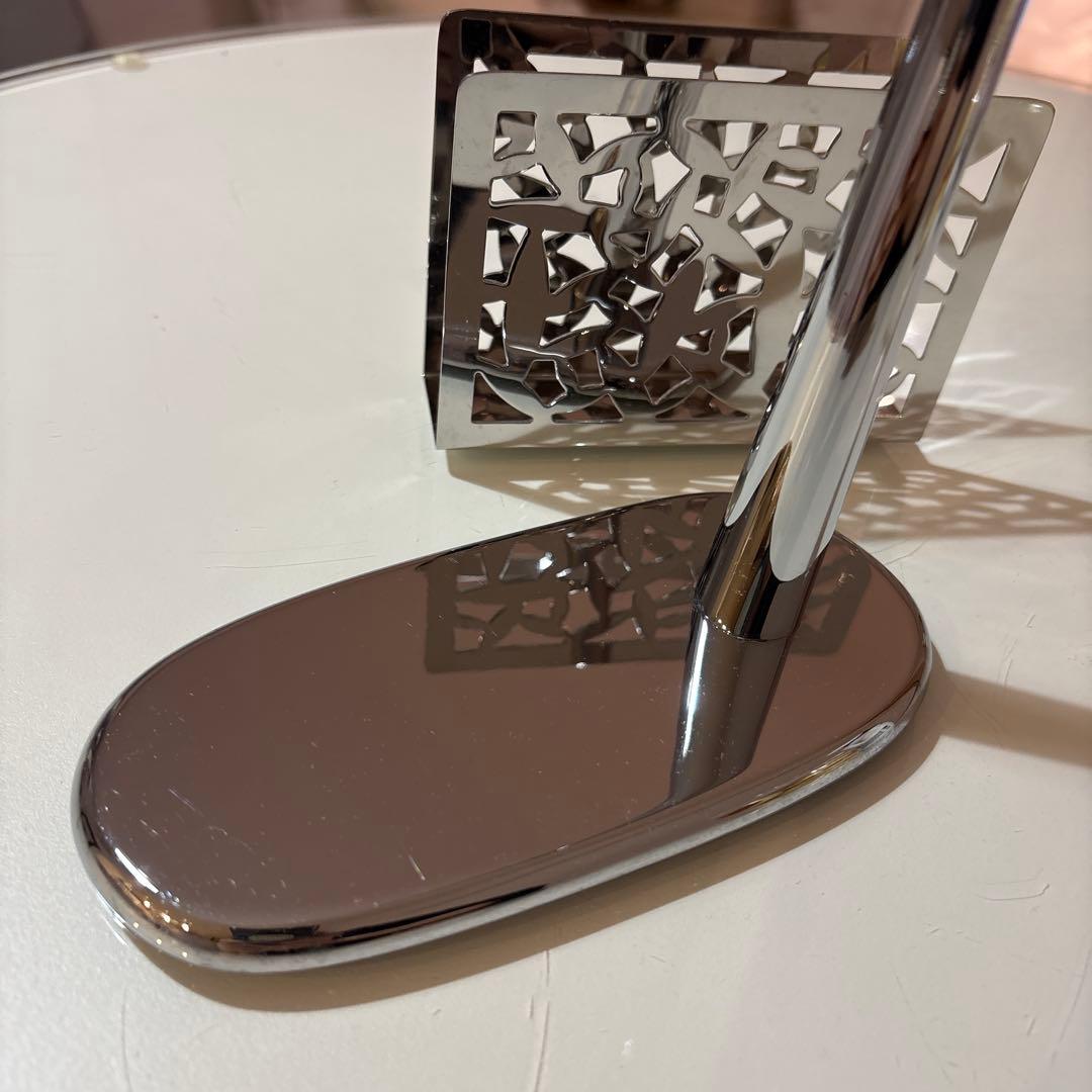 アレッシィ　ステンレス製　バナナ掛けとナプキンホルダー2点セット