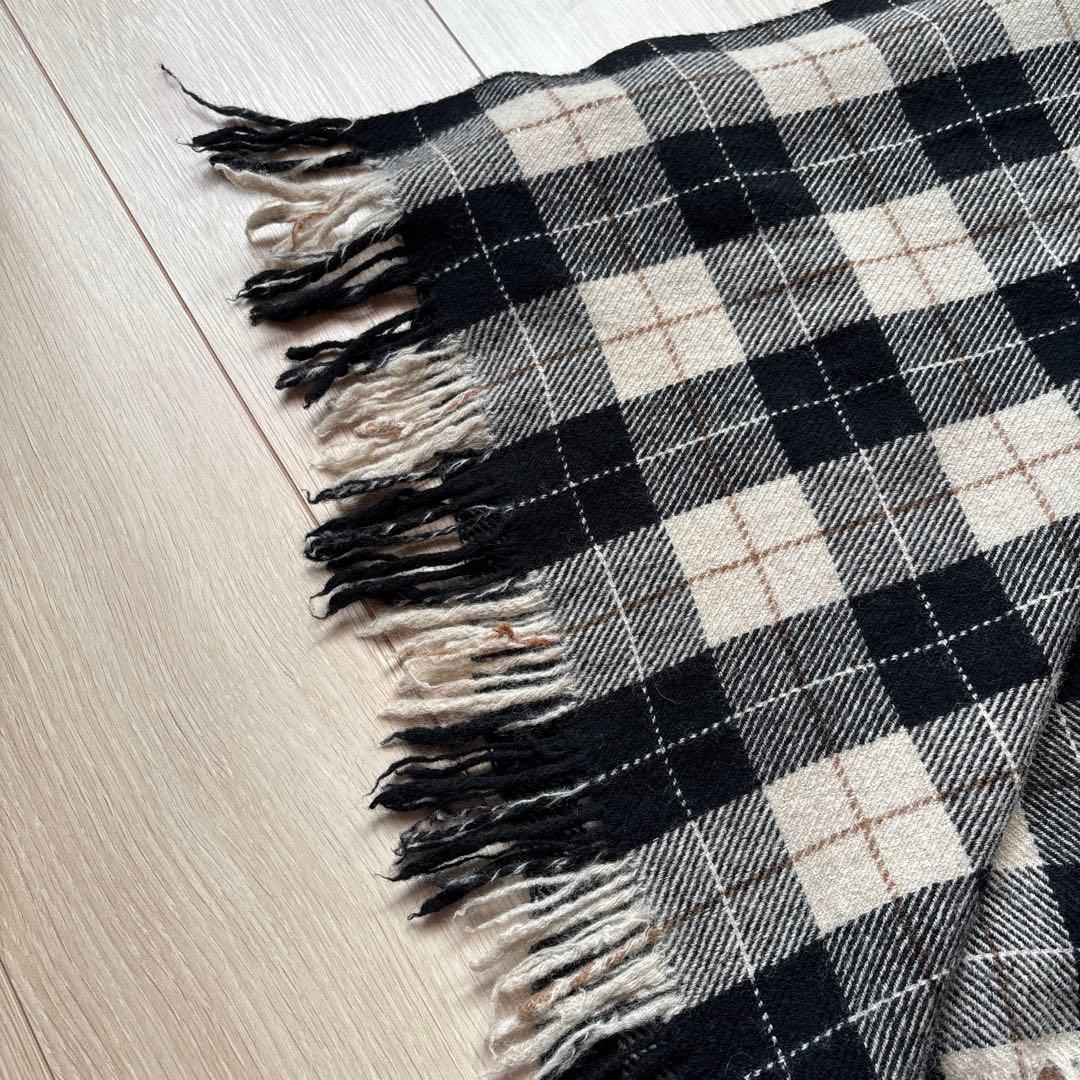 R&D.M.Co- オールドマンズテーラー　ウールチェックマフラー