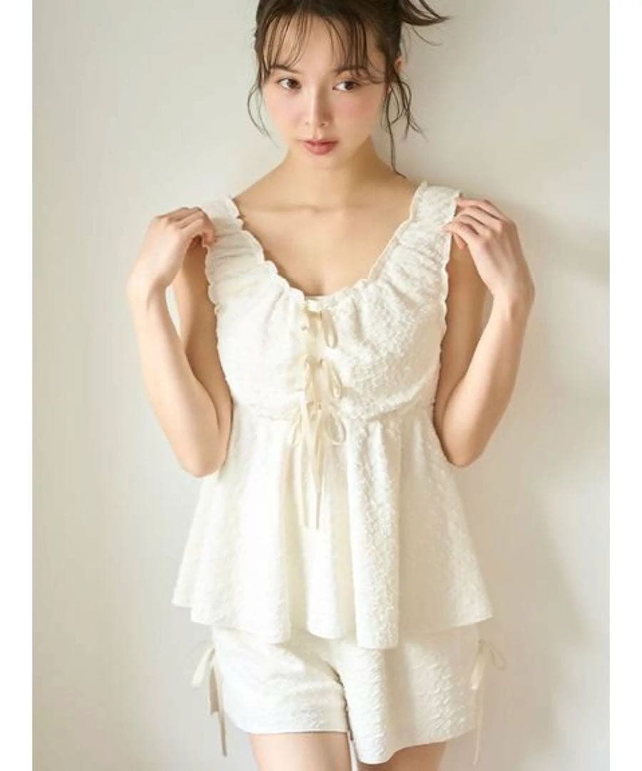 スナイデルホーム　ポップコーンタンクトップ&ポップコーンショートパンツ