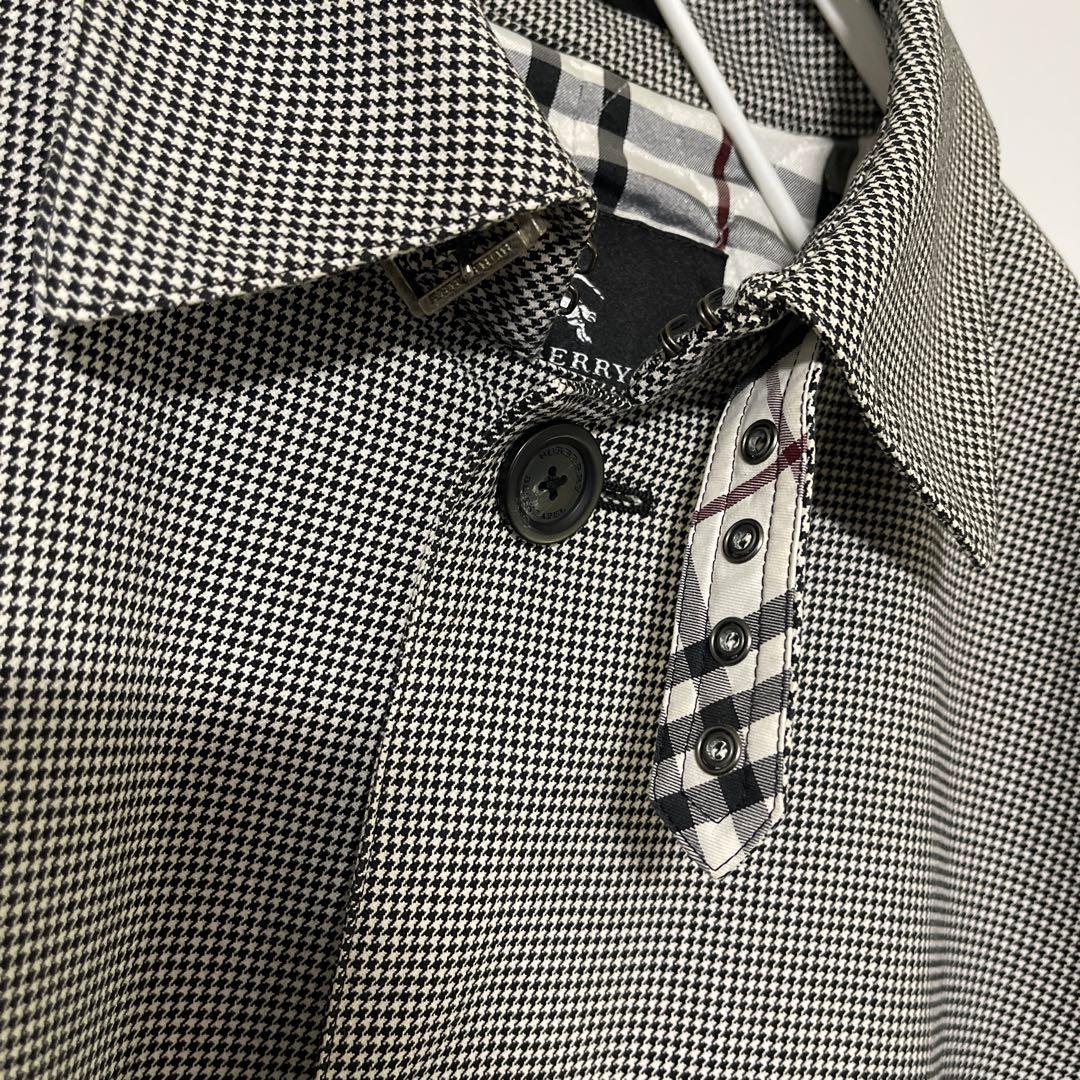 美品 Burberry Black label バーバリー ステンカラーコート