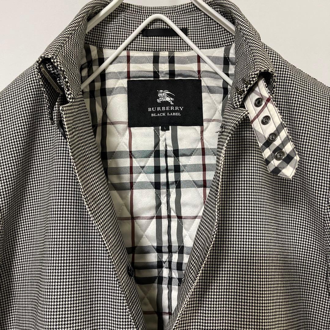 美品 Burberry Black label バーバリー ステンカラーコート