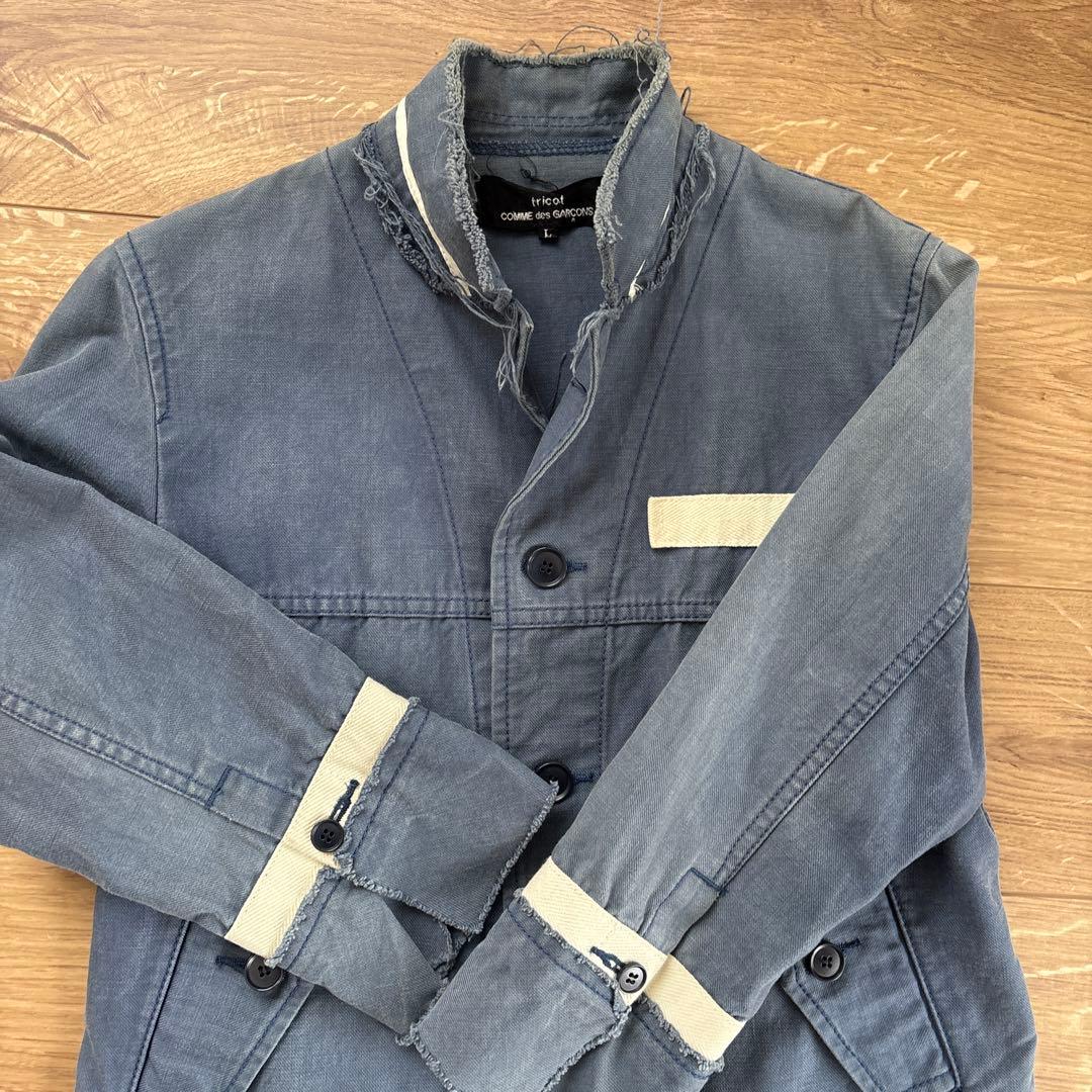 トリコムデギャルソン　ミリタリージャケット カーキ　Lサイズ　ビンテージ