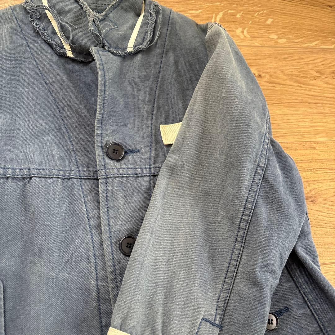 トリコムデギャルソン　ミリタリージャケット カーキ　Lサイズ　ビンテージ