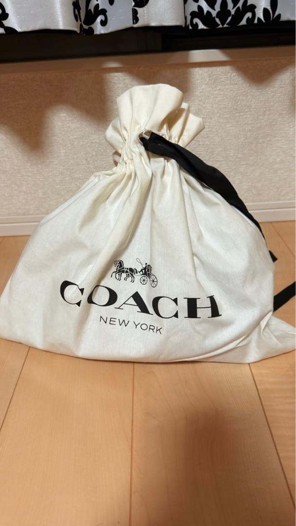 COACHバッグ ブラウン/レッド