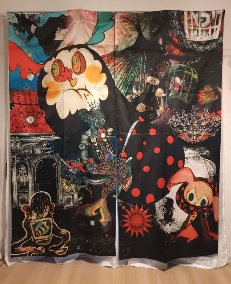 魔法少女まどか☆マギカ お菓子の魔女 アートプリントカーテン 2枚組