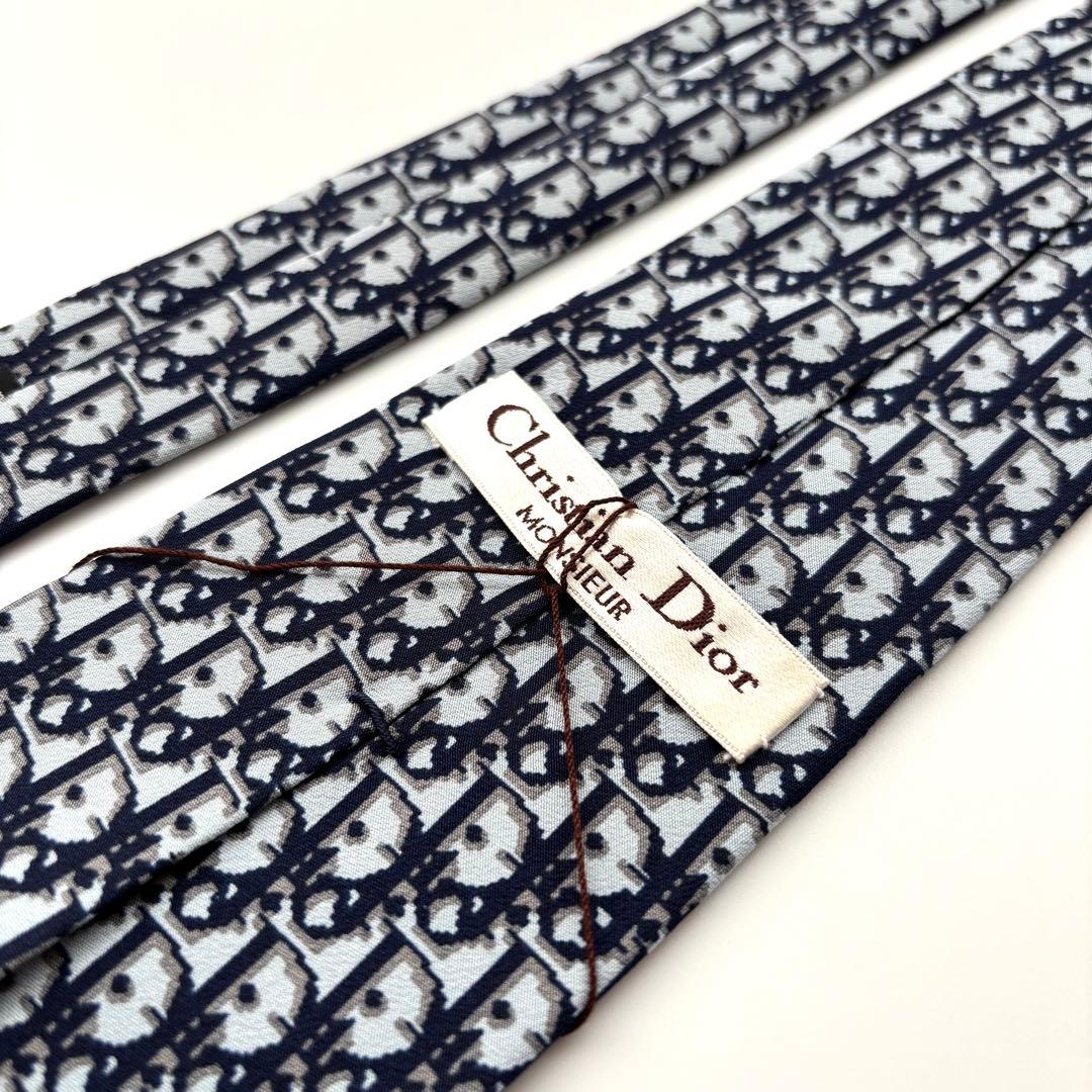 ꧁新品未使用꧂ クリスチャンディオール ネクタイ トロッター柄 オブリーク