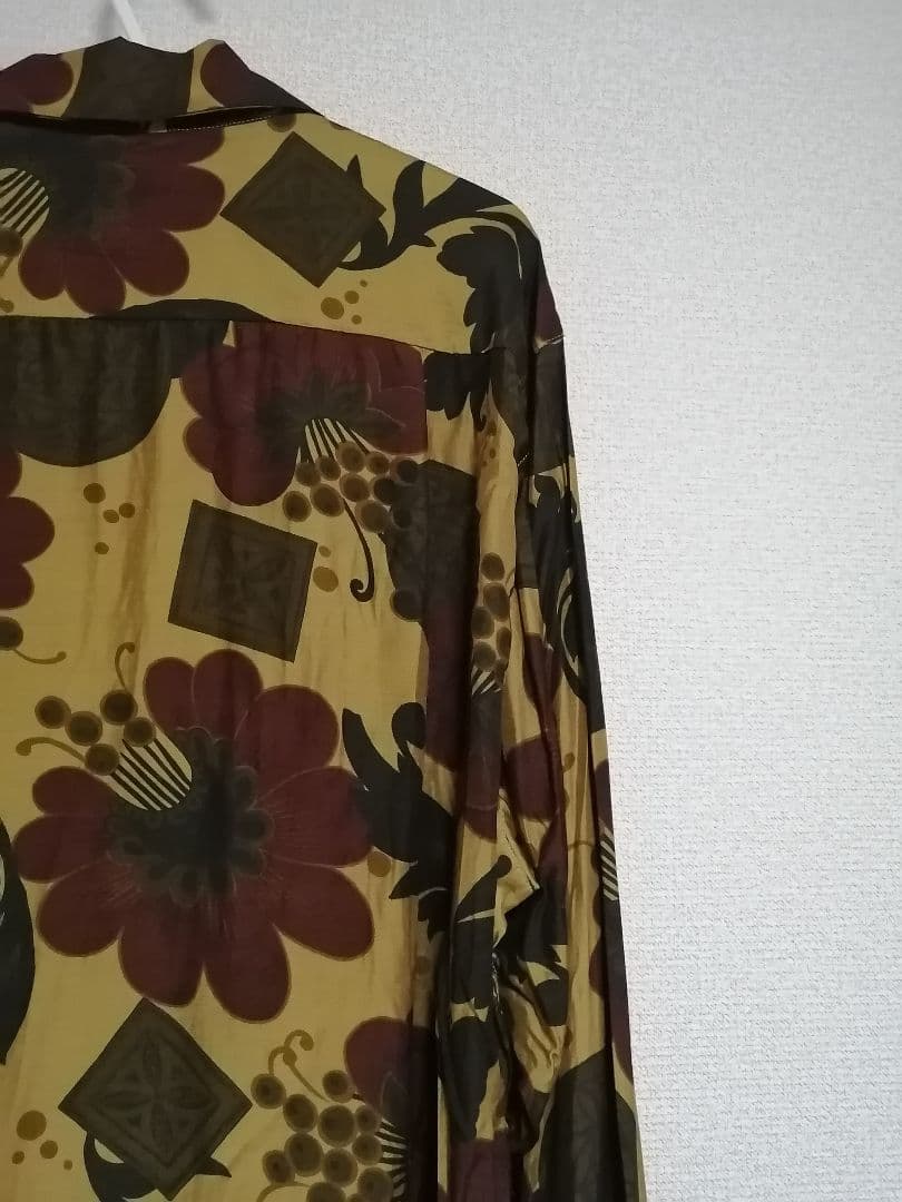 LE GARAGE 総柄 長袖シャツ Mサイズ フランス製