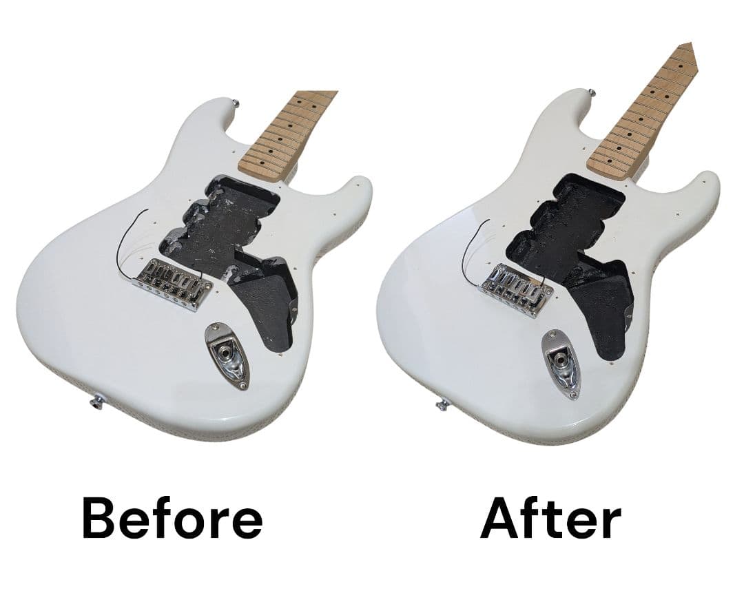 ギター Squire by fender stratocaster mod white