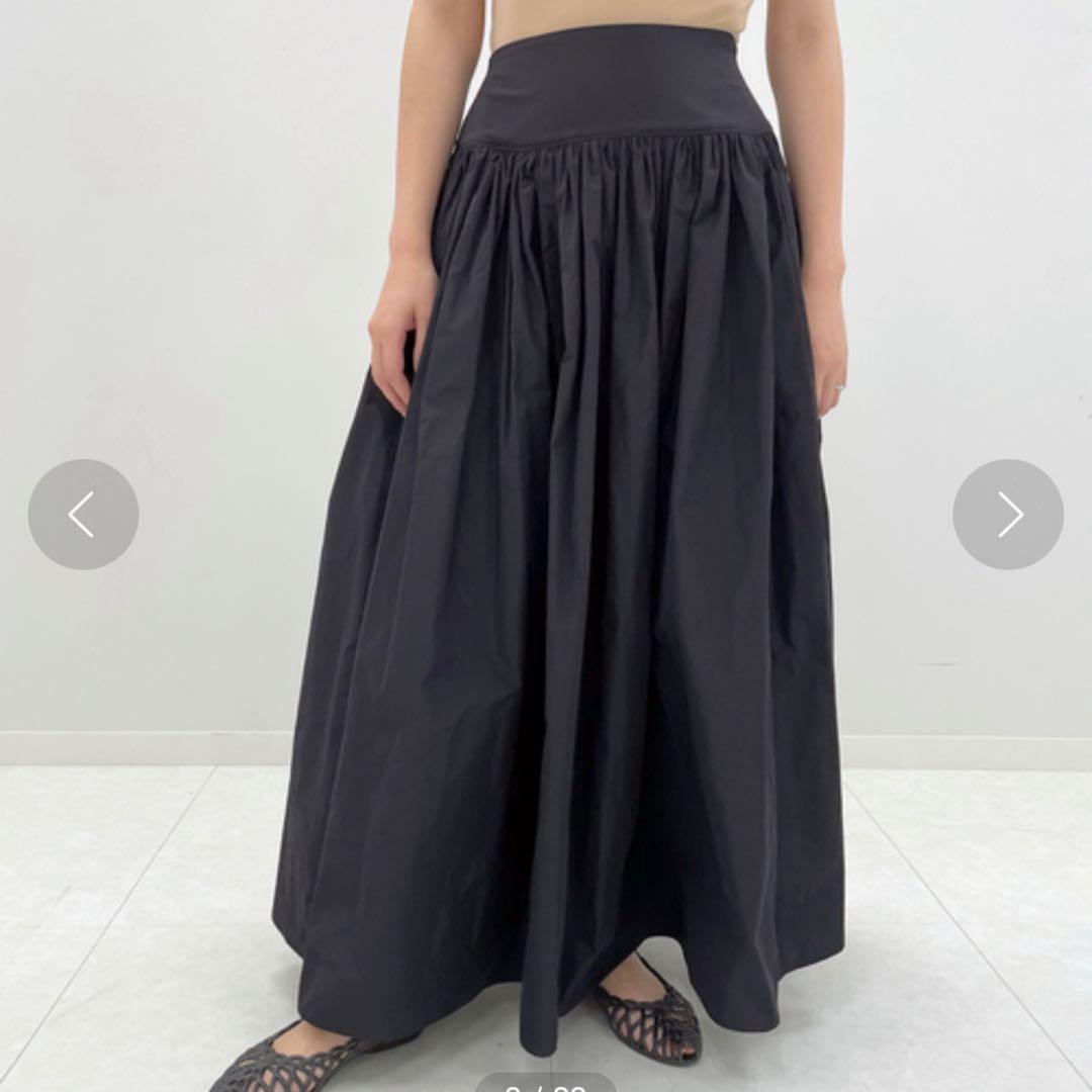 エディットフォールル　タフタギャザーマキシスカート
