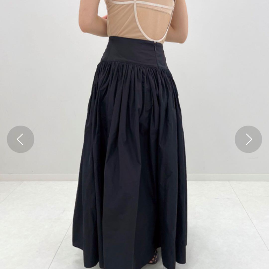 エディットフォールル　タフタギャザーマキシスカート